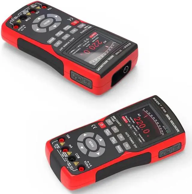 Alt view image 4 of 5 - 2-in-1 Digital Oscilloscope 48M/S 10MHZ PC Waveform Data Storage Multimeter TRMS Auto Range MultiTester  Electrician Tools