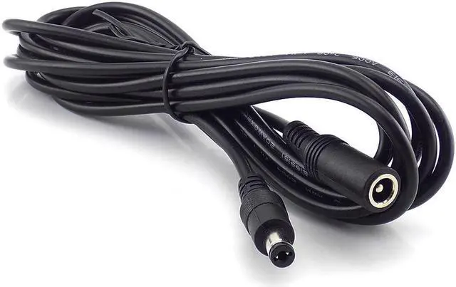 Alt view image 3 of 6 - DC Cable Extension Power Extend Cord 12V DC 5.5mmx2.1mm Connector Wire For LED Strip CCTV Camera(1.5m)