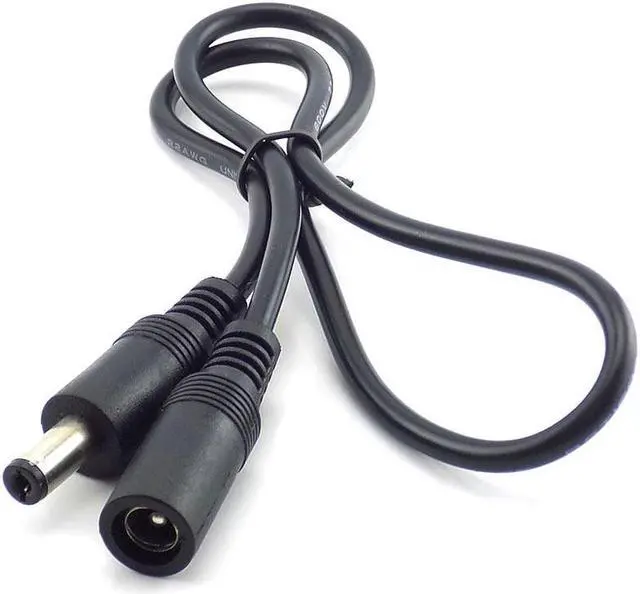 Alt view image 5 of 6 - DC Cable Extension Power Extend Cord 12V DC 5.5mmx2.1mm Connector Wire For LED Strip CCTV Camera(1.5m)