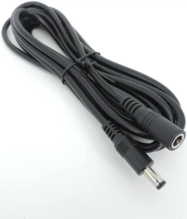 Alt view image 2 of 6 - DC Female to Male Plug Extension connector Cable 0.5/1.5m/2M/3/5m/10m 2.1mmx5.5mm for 12V Power Adapter Cord CCTV Camera Strip L(0.5M)
