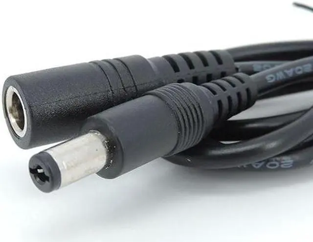 Alt view image 4 of 6 - 0.5M/1.5m 10M 12V DC Power supply Cable Female to Male Plug Extension connector Adapter Cords 5.5x2.1mm For LED strip Camera L1(3M)