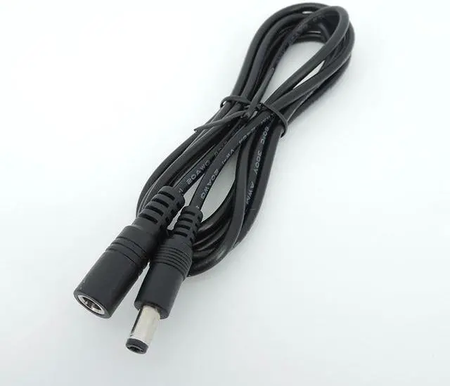 Alt view image 6 of 6 - 0.5M/1.5m 10M 12V DC Power supply Cable Female to Male Plug Extension connector Adapter Cords 5.5x2.1mm For LED strip Camera L1(3M)