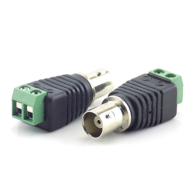 CCTV Power Balun 12V DC Male/Female Connector Adapter Plug Jack Socket Cable UK
