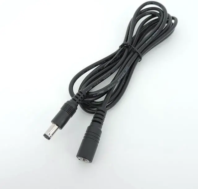 Alt view image 6 of 6 - 2pcs 1m/2m/3/5m DC male to female 5.5x2.1mm Power supply Cable connector Plug Extension Cord Adapter wire For LED strip light L1 (2pcs)
(1M)
