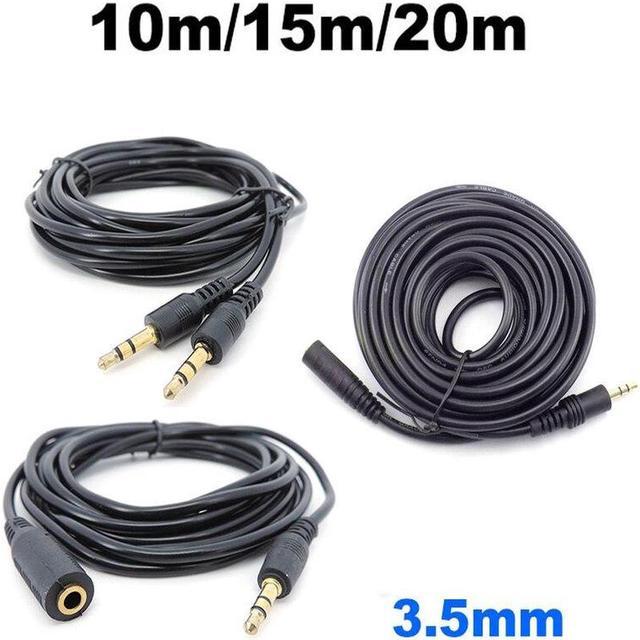 Connection Audio jack 3.5mm male-male stereo