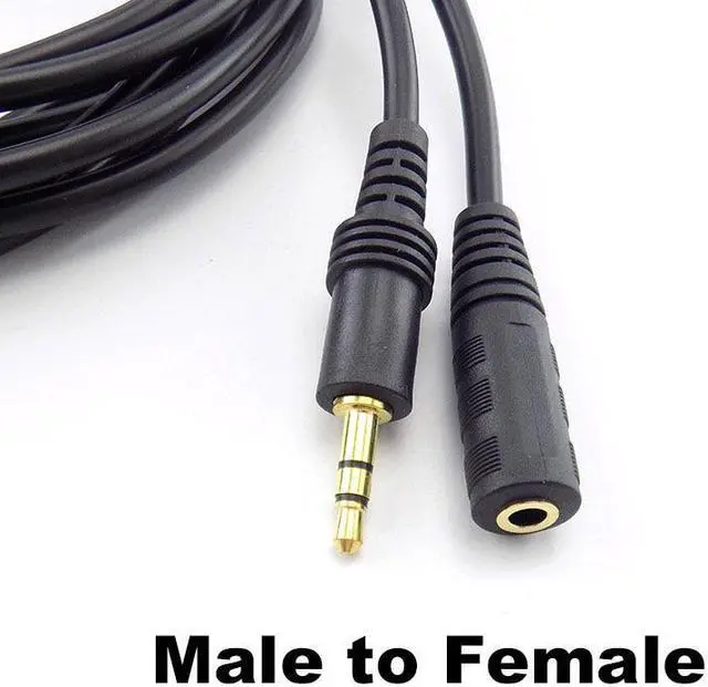 Alt view image 2 of 6 - 10m 20m 3.5mm 3pole Audio Male to male Female Jack Plug Stereo Aux Extension connector Cable Cord for Headphone Earphone L1 (Male to Female)
20m