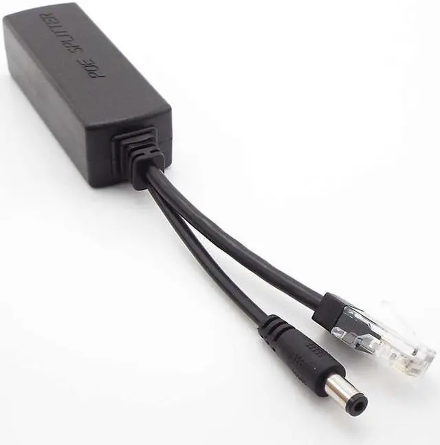 Alt view image 4 of 6 - 48V to 12V POE Splitter Connector Poe Power Adapter injector Switch for IP Camera Wifi Cable Wall US/EU Plug