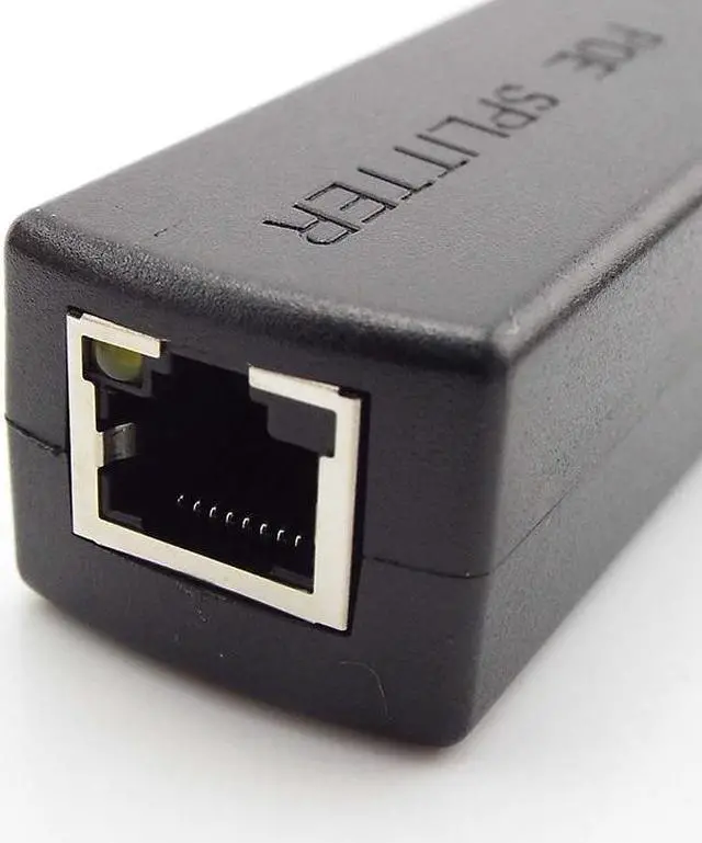 Alt view image 3 of 6 - 48V to 12V POE Splitter Connector Poe Power Adapter injector Switch for IP Camera Wifi Cable Wall US/EU Plug