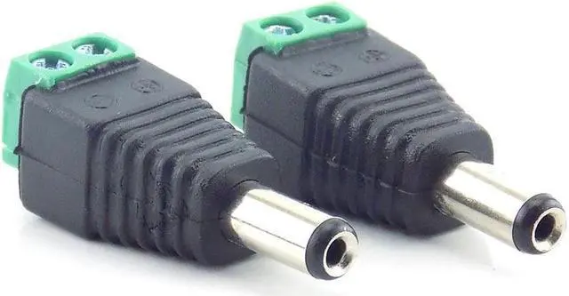 Alt view image 2 of 6 - 20pcs 5.5x2.1mm DC Male Plug Connector Adapter Power Supply For Cctv Camera Security System Video Accessories led strip L19