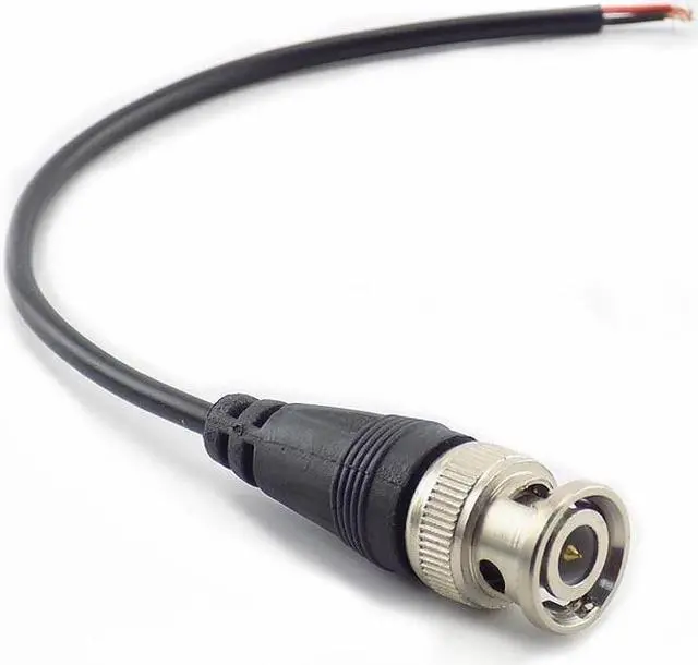 Alt view image 3 of 6 - DC Power Pigtail Cable BNC Female Connector to Female Adapter CCTV Line BNC Connectors Wire for CCTV Camera Security System