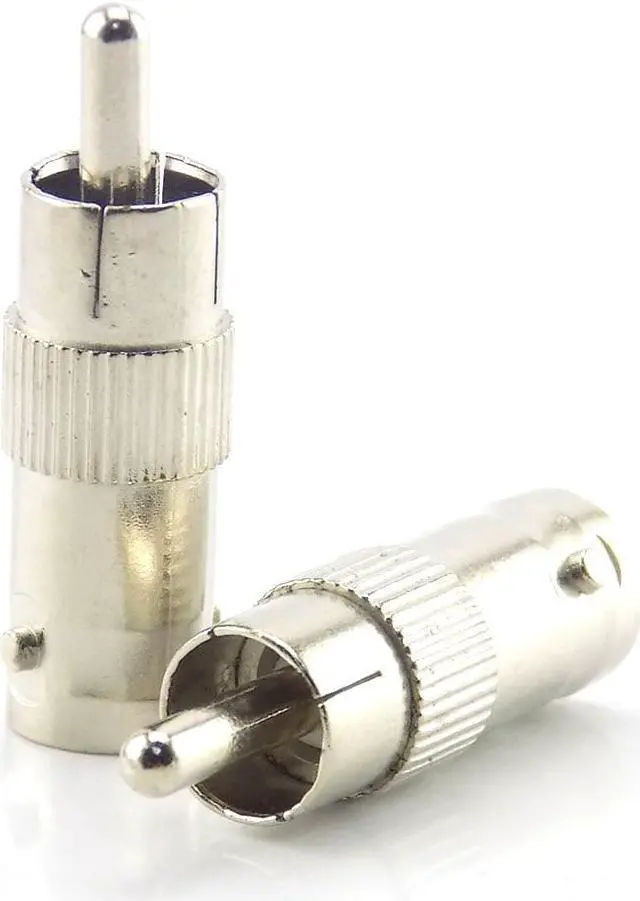 Alt view image 3 of 6 - 2/5/10Pcs BNC Female To RCA AV Male Connector RCA BNC Splitter Plug Adapter For CCTV Security Camera Surveillance Video
