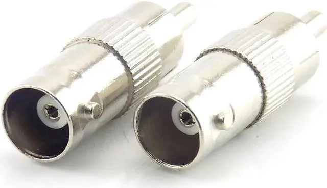 Alt view image 5 of 6 - 2/5/10Pcs BNC Female To RCA AV Male Connector RCA BNC Splitter Plug Adapter For CCTV Security Camera Surveillance Video