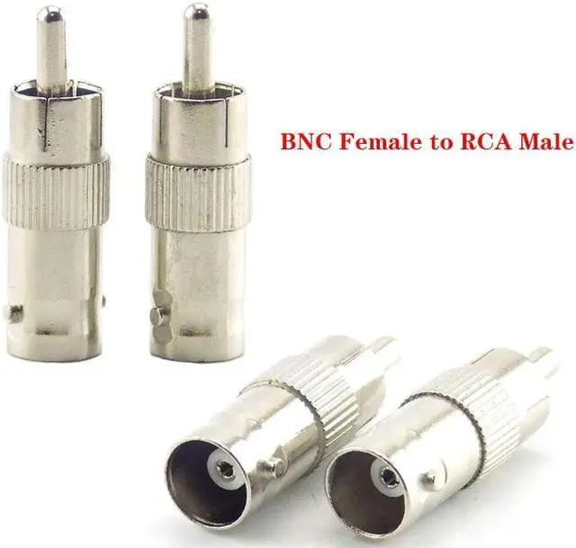 Main image of 2/5/10Pcs BNC Female To RCA AV Male Connector RCA BNC Splitter Plug Adapter For CCTV Security Camera Surveillance Video