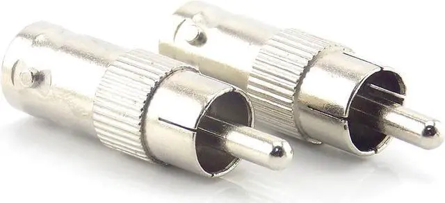Alt view image 4 of 6 - 2/5/10Pcs BNC Female To RCA AV Male Connector RCA BNC Splitter Plug Adapter For CCTV Security Camera Surveillance Video