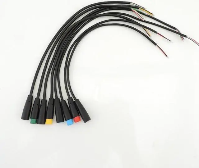 Alt view image 3 of 6 - M8 2 3 4 5 6 Pin Electric Joint Plug Connector Wiring Line Scooter Brake Cable Signal Connecting Sensor 20CM L1