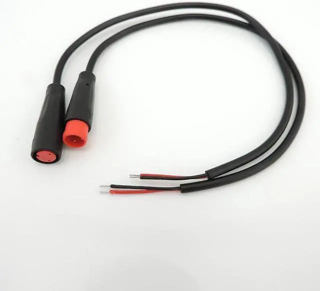 Alt view image 4 of 6 - M8 2 3 4 5 6 Pin Electric Joint Plug Connector Wiring Line Scooter Brake Cable Signal Connecting Sensor 20CM L1