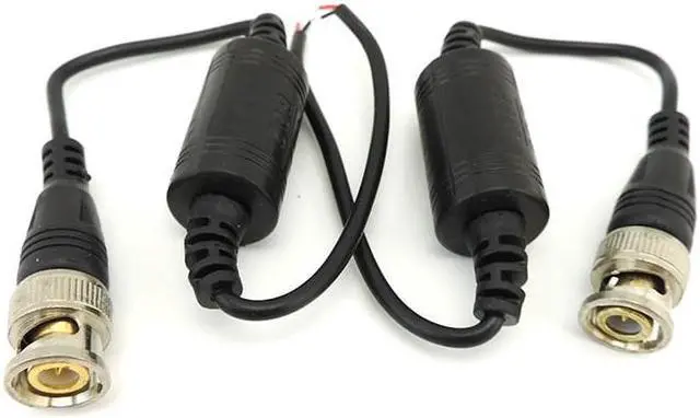 Main image of 1Pair AHD/CVI/TVI HD Twisted Pair Transmitter Waterproof Passive BNC to 2-core Cable Video Balun for CCTV ABS Plastic L1