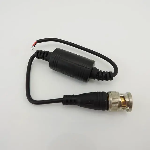 Alt view image 4 of 6 - 1Pair AHD/CVI/TVI HD Twisted Pair Transmitter Waterproof Passive BNC to 2-core Cable Video Balun for CCTV ABS Plastic L1