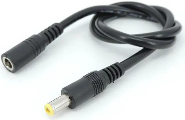 Alt view image 4 of 6 - 0.5/3/1.5m DC male to male female power supply connector Extension Cable 18awg wire Adapter 19v 24v for strip camera 5.5X2.5mm L(male to male)
(0.5M)
