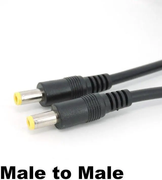 Alt view image 3 of 6 - 0.5/3/1.5m DC male to male female power supply connector Extension Cable 18awg wire Adapter 19v 24v for strip camera 5.5X2.5mm L(male to male)
(0.5M)