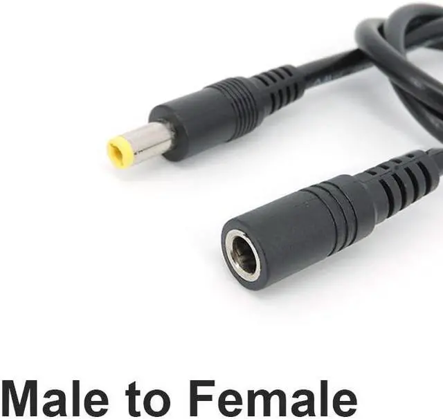 Alt view image 6 of 6 - 0.5/3/1.5m DC male to male female power supply connector Extension Cable 18awg wire Adapter 19v 24v for strip camera 5.5X2.5mm L(male to female)
(3M)