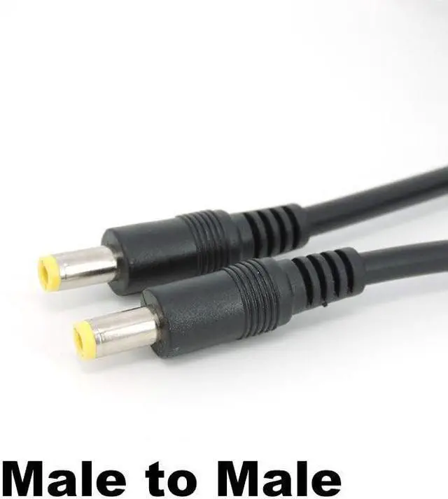 Alt view image 6 of 6 - 0.5/3/1.5m DC male to male female power supply connector Extension Cable 18awg wire Adapter 19v 24v for strip camera 5.5X2.5mm L(male to male)
(0.5M)