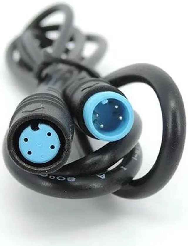 Alt view image 6 of 6 - Speed Sensor male to female M/F Extension connector Cable M8 2 3 4 5 6 Pin Electric Bicycle Waterproof for Ebike Copper Wire 1M(4pin)