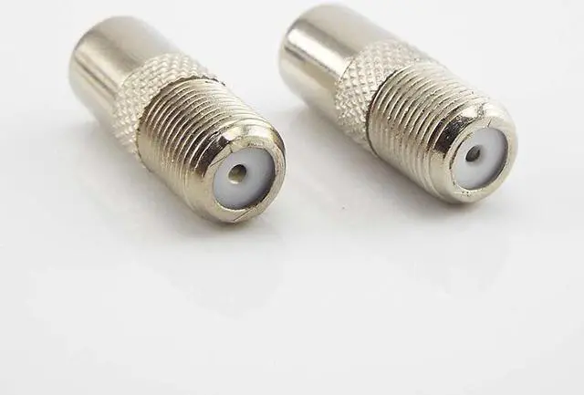 Alt view image 4 of 6 - 5/10pcs/Lot Aerial Male Adapter F Female To TV Male Converter Satellite Coax Connector Data Sync TV Coaxial Plug L1(5pcs)