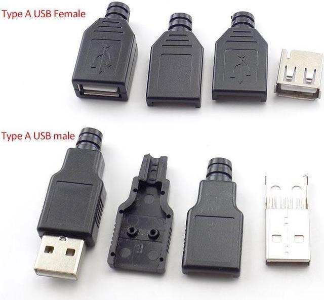 DIY Connector USB Type-A Male Plug