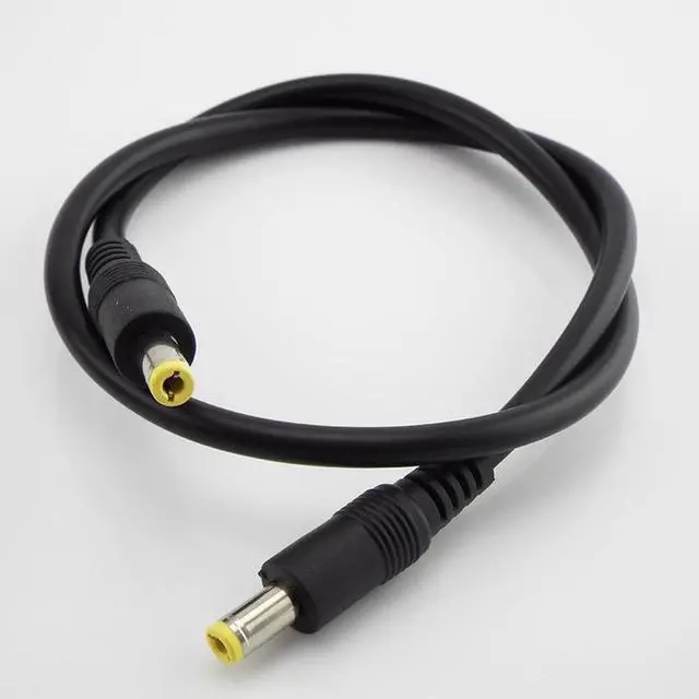 Alt view image 2 of 6 - 0.5/1.5/3M DC 12V 10A Power Supply Splitter Male To Male Connector 5.5mm*2.5mm Plug Power Adapter Extension Cable(1.5m)