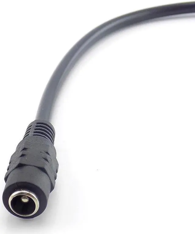 Alt view image 6 of 6 - 12v DC 1 Female To 2 Male Connectors Splitter Plug Cable 5.5mmX2.1mm Dc Power Plug Cable for Cctv Camera Surveillance L19