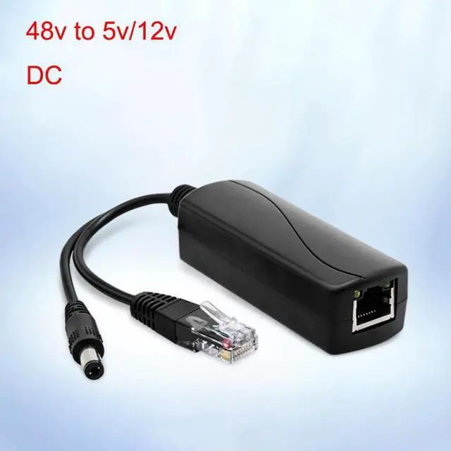Alt view image 3 of 6 - 48V To 5V/12V PoE Splitter 5v POE Micro USB tpye-C DC Power supply Over Ethernet Active POE Splitter tpye-C for Raspberry Pi(48V to Type C)