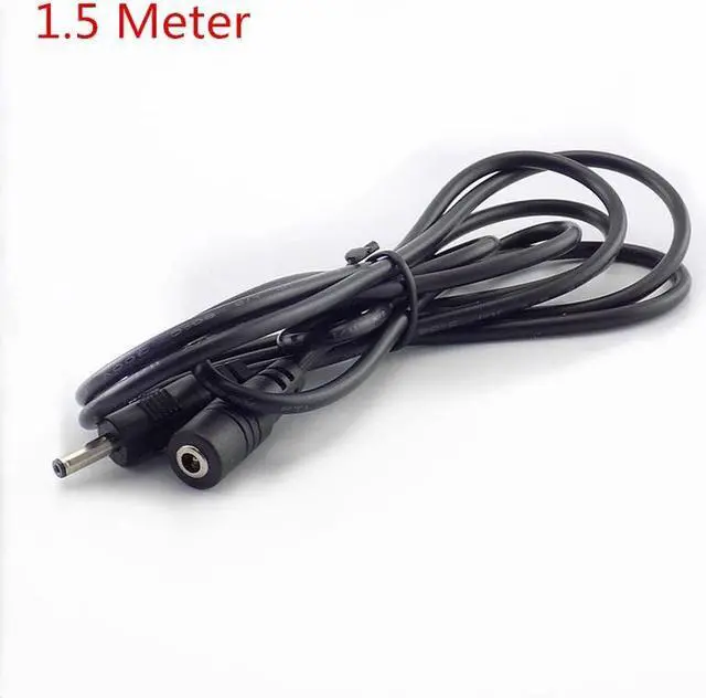 Alt view image 3 of 6 - 1/1.5/3/5M Male Female DC 5-24V Power Cable Extension Power Cord Adapter 3.5mmx1.35mm Connector for CCTV Cable Security Camera(5 Meter)