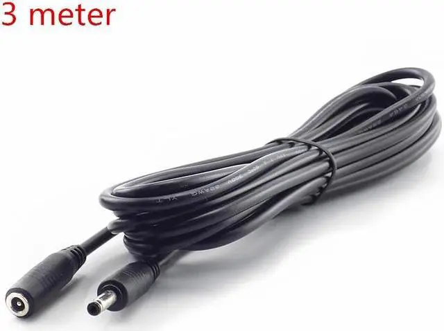 Alt view image 5 of 6 - 1/1.5/3/5M Male Female DC 5-24V Power Cable Extension Power Cord Adapter 3.5mmx1.35mm Connector for CCTV Cable Security Camera(5 Meter)