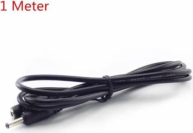 Alt view image 4 of 6 - 1/1.5/3/5M Male Female DC 5-24V Power Cable Extension Power Cord Adapter 3.5mmx1.35mm Connector for CCTV Cable Security Camera(5 Meter)