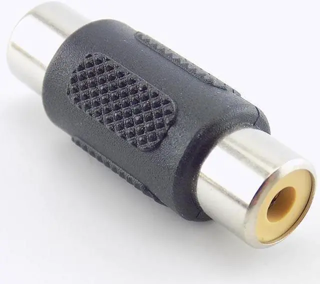 Alt view image 4 of 6 - 2/5Pcs CCTV RCA Female to RCA Female Coupler Connectors Audio Video Av Cable Jack Plug Adapter Plug For Cctv Camera System L19(2pcs)