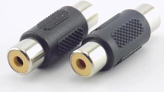 Alt view image 5 of 6 - 2/5Pcs CCTV RCA Female to RCA Female Coupler Connectors Audio Video Av Cable Jack Plug Adapter Plug For Cctv Camera System L19(2pcs)