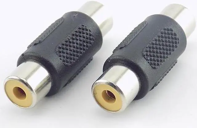 Alt view image 6 of 6 - 2/5Pcs CCTV RCA Female to RCA Female Coupler Connectors Audio Video Av Cable Jack Plug Adapter Plug For Cctv Camera System L19(2pcs)