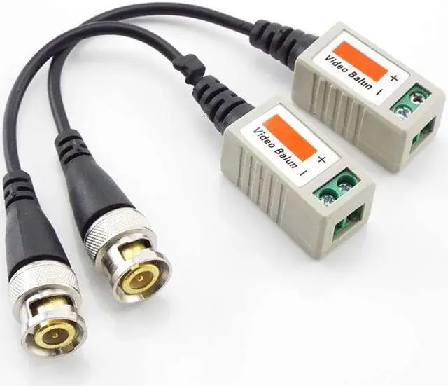 Alt view image 2 of 6 - 10pairs (20pcs) 3000FT Distance UTP Video Balun Twisted CCTV Balun Passive Transceivers BNC Cable Cat5 CCTV camera  Adapter L19