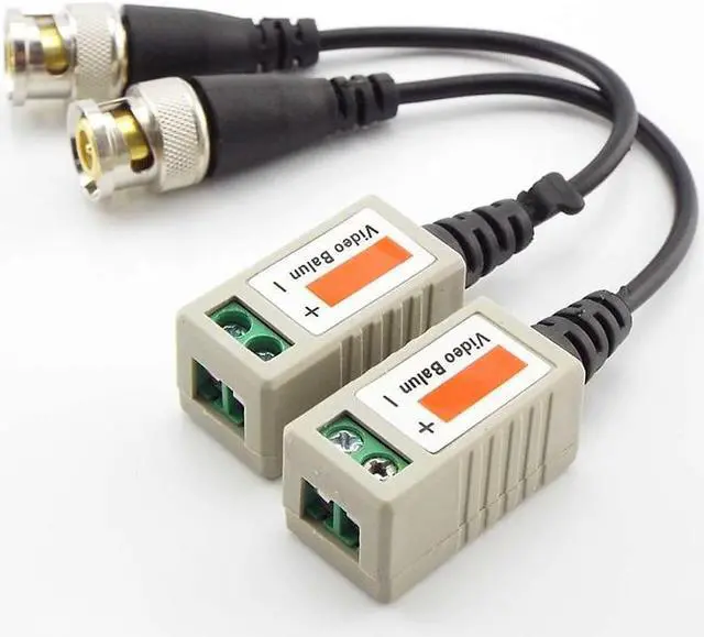 Alt view image 3 of 6 - 10pairs (20pcs) 3000FT Distance UTP Video Balun Twisted CCTV Balun Passive Transceivers BNC Cable Cat5 CCTV camera  Adapter L19