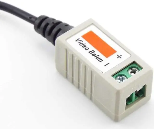Alt view image 4 of 6 - 10pairs (20pcs) 3000FT Distance UTP Video Balun Twisted CCTV Balun Passive Transceivers BNC Cable Cat5 CCTV camera  Adapter L19