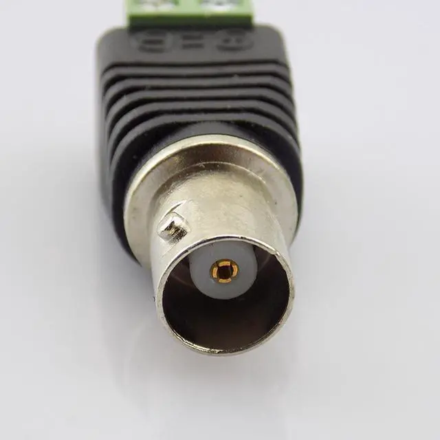 Alt view image 5 of 6 - 100PCS 12V BNC Female Jack Adapter Plug Video Balun Converter 5.2*2.1mm BNC Connector for Led Strip Light DVR CCTV Camera Power