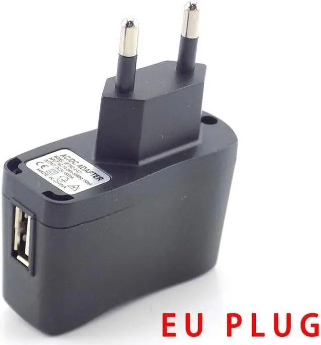 Alt view image 2 of 6 - 5V 0.5A 500mAh Micro USB Charger AC DC Power Supply Adapter Universal Travel USB Port for Phone Power Bank Charging(EU plug)