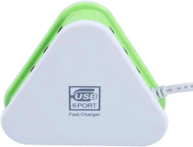 Alt view image 3 of 6 - 6 USB Port Smart Adapter AC DC Power Supply 5V 6A Multiple Wall Charger Charging Power Adapter EU Plug USB Charger Phone Charger