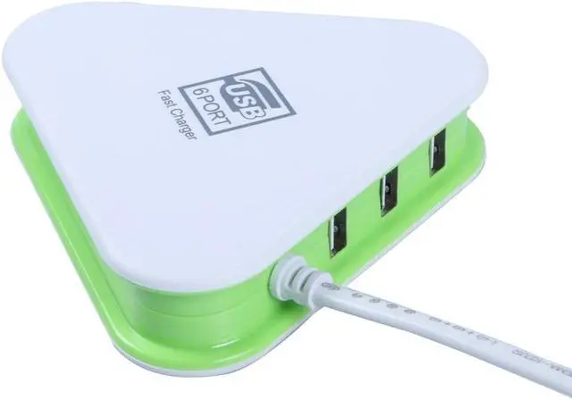 Alt view image 4 of 6 - 6 USB Port Smart Adapter AC DC Power Supply 5V 6A Multiple Wall Charger Charging Power Adapter EU Plug USB Charger Phone Charger
