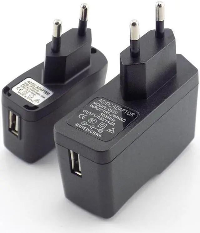 Alt view image 3 of 6 - USB Charger Power Adapter Supply 5V 0.5A 2A Micro USB Wall Charging  AC to DC EU/US Adapter Universal  100V-240V Output(EU plug)
(5V 2A)