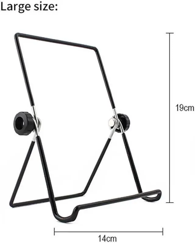 Alt view image 6 of 6 - Black Steel Sprouting Stands Foldable and Non-slip Scaffolds Mason Jar Seed Sprouting Lid for Mason Jar and Phone Tablet (Big)