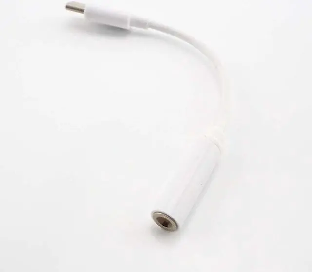 Alt view image 5 of 6 - Type C to 3.5mm Jack Aux Audio Extension Cord Usb C To 3.5MM Headphone Earphone Connector Adapter Cable L1 White