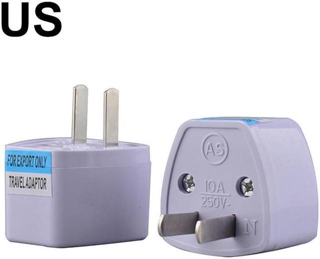Alt view image 6 of 6 - Universal US/UK/AU/DE Plug Adapter USA To Euro Europe Travel Wall AC Power Charger Adapter Converter 2 Round Pin Socket (UK)
(5pcs)
