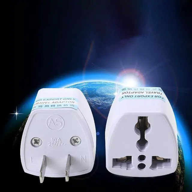 Alt view image 2 of 6 - 250V 10A 800W Universal EU GER US Plug Adapter European Germany Chinese Power Socket Conversion Converter Travel White Plug (5pcs)(US)